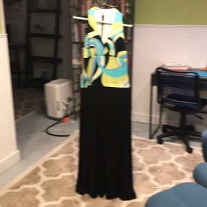 Joseph Ribkoff Gown Maxi dress keyhole 12